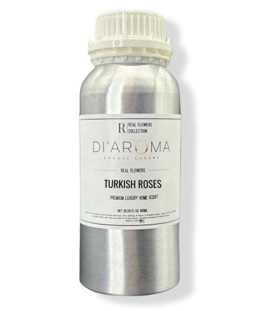 Mystic Romance Aroma Oil Blend 600ml Turkish Roses Flowers Collection Diffuser Aroma Oil Blends Waterless Diffuser Made in USA (600ml Turkish Roses)