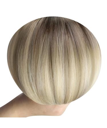 Youngsee Clip in Extensions - Balayage Real Hair Dark Brown & Blonde 30cm 80g - Premium Quality Clip-In Hair Extensions - Buy Online on GoSupps.com