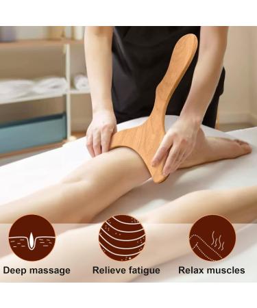 Massage Paddle for Maderotherapy & Lymphatic Drainage | Wooden Gua Sha Board & Trigger Massage Tool - Buy Online on GoSupps.com