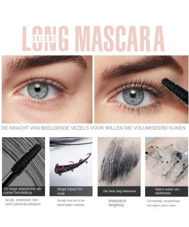 Eye mascara Mascara for women Waterproof roller mascara 10ml Long Lasting Washable Mascara Portable Makeup Supplies for Women Girls - Buy Online on GoSupps.com