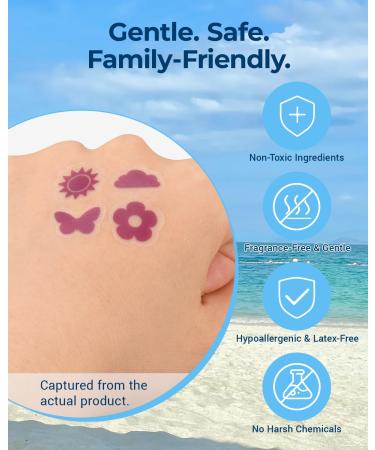 80 Pack UV Detection Stickers for Sunscreen - Sunscreen Dots UV Stickers for Kids Adults - Waterproof Sun Protection UV Sunblock Patch SPF Sensing Spots Patches for Reapplying Reminder (Summer/80pcs) - Buy Online on GoSupps.com