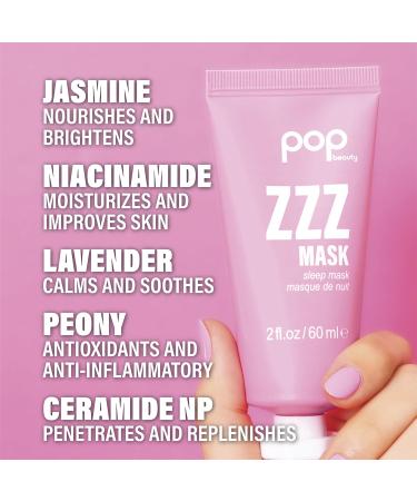 Buy POPBEAUTY ZZZ Mask - Rehydrating Face Mask with Niacinamide & Ceramides | Revive & Replenish Skin - 2 Fl Oz | International Shipping Available - Buy Online on GoSupps.com