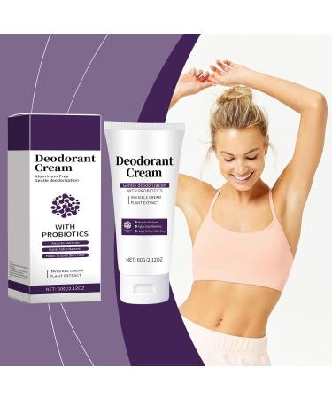 Everywhere Deodorant with Probiotics The Natural Deodorant Underarm Deodorizing Cream Fights Odor and Bacteria Helps to Improve Skin Naturally Absorbs Moisture (3 Pcs) - Buy Online on GoSupps.com