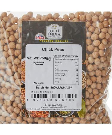 Old India Chick Peas 750g - Premium Quality, 100% Natural (Pack of 1) - Buy Online on GoSupps.com