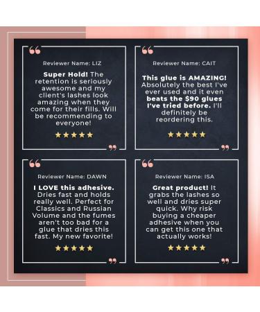 Elite Power Eyelash Extension Glue - 8 Week Retention Fast Drying Latex Free 5ml - Perfect for Professionals - Buy Online on GoSupps.com