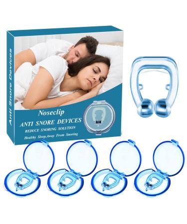 Snore Stopper, Anti Snoring Devices, 4 Pcs Magnetic Anti Snoring Nose Clip Provide The Effective Snoring Solution to Stop Snoring 4 Piece Set