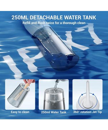 PHYLIAN Cordless Power Flosser with 3 Modes & 15 Levels - Rechargeable Dental Flosser for Home & Travel - Buy Online on GoSupps.com