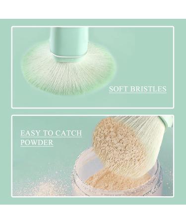 FHI7 Acrylic Green Makeup Brushes Set | Premium Quality & International Shipping - Buy Online on GoSupps.com