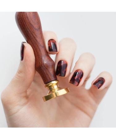 Avoa Beauty Nail Film What the Shell ! - Tortoise Shell Nail Art Design Brown Orange Red - 16 Long-Lasting Self-Adhesive Nail Wraps - Buy Online on GoSupps.com