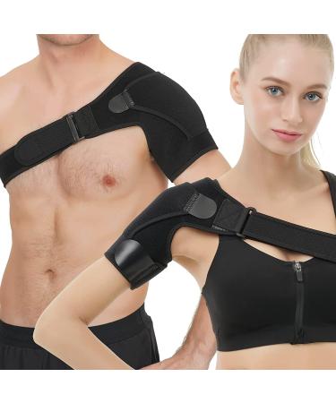 Ticoni Shoulder Brace - Support and Compression Sleeve for Torn Rotator Cuff, Professional Rotator Cuff Support Brace, for AC Joint Pain Relief, Dislocation, Arm Stability, Injuries & Tears, Adjustable Fit for Men & Women …