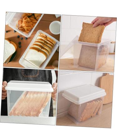 PRETYZOOM Box Bread Toast Box Fridge Refrigerator Fruit Holder Plastic Fresh Keep Holder Food Fresh Container - Buy Online on GoSupps.com