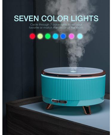 500ml Aromatherapy Diffuser for Large Rooms | 7 Color Indigo LED Lights | Essential Oil Diffuser - Buy Online on GoSupps.com