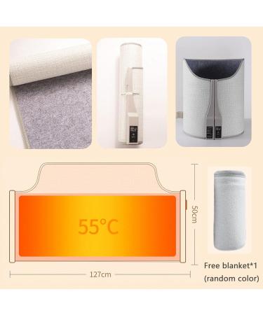 AXTMR Round Foot Warmer for Office - 45 Heating Pad Under Desk - Gray 127*50cm - International Shipping Available - Buy Online on GoSupps.com