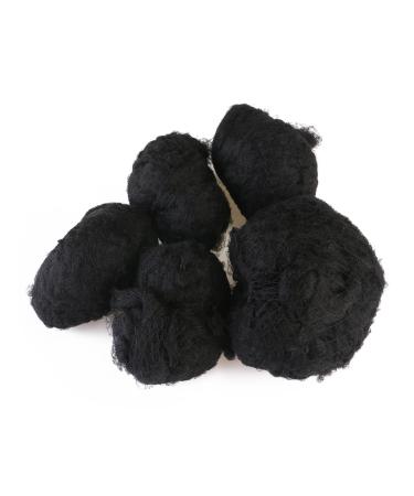 Buy LUOEM 100 Pieces Invisible Elastic Hair Nets - Black Mesh Bun Secure Hold | International Shipping - Buy Online on GoSupps.com