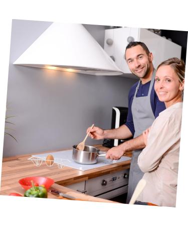 Alipis Egg Tray Eggs Fridge Egg Holder for Refrigerator Egg Cartons Reusable Egg Stand Flat Shoes Storage 18.00X12.00X3.50CM White - Buy Online on GoSupps.com