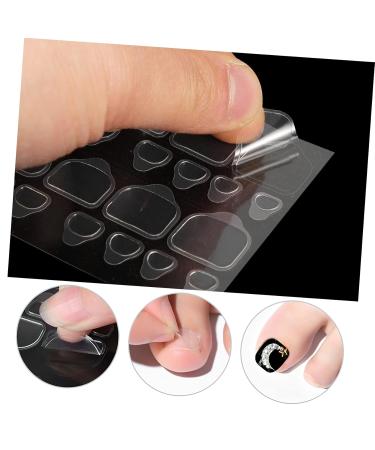 HAPINARY 20 Sheets Artificial Nails Medium Length Nail Glue Tabs Nail Adhesive Glue on Nails Medium Length Nail Sticky Tabs Nail Glue Stickers for Press on Nails Sticker Nails Nail Tabs - Buy Online on GoSupps.com