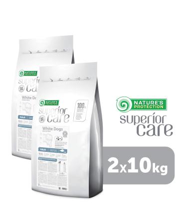 Nature's Protection Superior Care Dry food for dogs - hypoallergenic dog food grain -free for adult all small and mini races - white fish 2x10kg white fish 5 kg (2 pack)