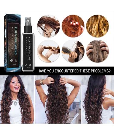 Fluffy Volumizing Hair Spray Set - Glee Ice Hair Thickener for Instant Volume | Non Greasy, Non Sticky, Long-lasting | DIY Hairstyle for All Hair Types - 2pc x 30ml - Buy Online on GoSupps.com