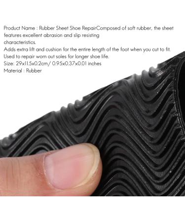 DIY Stick On Shoe Sole Repair Pads - Anti-Grip Rubber - 1 Pair - 29x11.5cm - International Shipping - Buy Online on GoSupps.com
