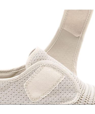 Comfortable Diabetic Shoes for Men and Women - Breathable, Swollen Feet & Edema Support - Size 9.5 Beige - Buy Online on GoSupps.com