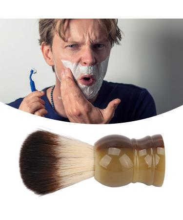Premium Shaving Brush for Men - Resin Handle Quick Drying Synthetic Bristles Ideal for Home & Barber Shop Beard Care - Buy Online on GoSupps.com