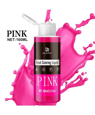 Premium Sugar-Free Pink Food Coloring - 160ml Liquid Concentrate for Cakes Baking Cookies Macarons & DIY Projects - Ideal for Easter Eggs & Drinks - Buy Online on GoSupps.com