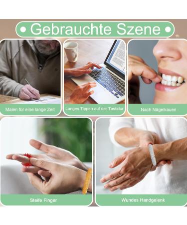 25-Piece Massage Ring Set | Spiky Acupressure Rings for Stress Relief & Improved Circulation - 5 Colors - Buy Online on GoSupps.com