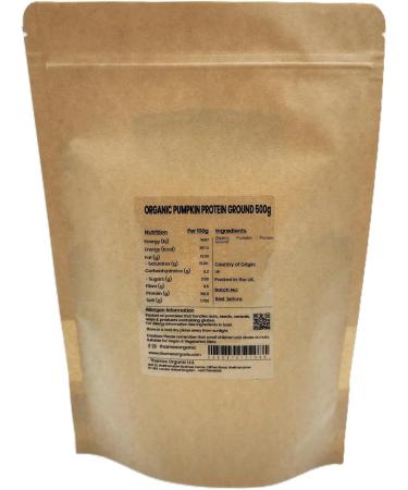 Thames Organic Organic Pumpkin Protein Ground | Plant-Based | Vegan | Gluten-Free | Nutrient-Rich Superfood 500g - Buy Online on GoSupps.com