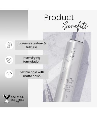 Kenra Platinum Dry Texture Spray 6 | Texture Defining Styler | Increases Texture & Fullness | Absorbs Oils & Impurities | Ultra-Lightweight Non-Drying Formulation | All Hair Types 1.49 Ounce (Pack of 1) - Buy Online on GoSupps.com