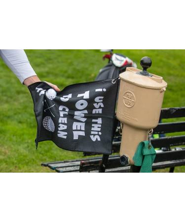 SHANKITGOLF Funny Golf Towel with Clip - Perfect Golf Gift for Him - Funny Golf Lover Gift - Birthday Gifts for Golf Fan - Buy Online on GoSupps.com