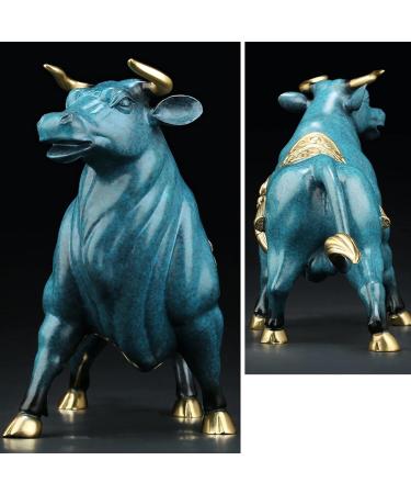 Buddha Statue/Buddha Figurines Chinese Zodiac Animal Bull Ox Mascot Hand-Carved Crafts High Temperature Coloring Statue Meaning Hard Work to Get Rich 8.6 Inch Height(Copper) Buddha Stat (Mug) - Buy Online on GoSupps.com