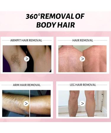 Hair Removal Cream | 100 ml Depilatory Mousse | Moisturizing Hair Removal | For Body Legs Arms Underarms Bikini Line Chin Pubic Area Intimate Area and Vaginal Area - Buy Online on GoSupps.com