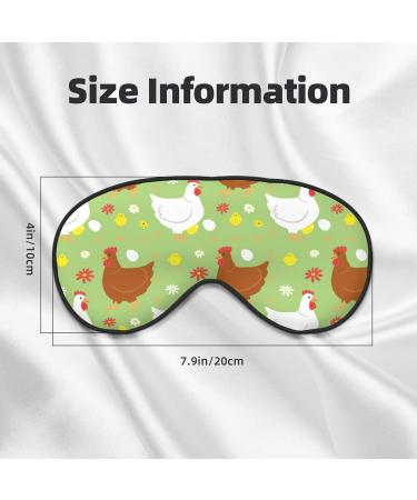 Happy Chicken Family Sleep Mask | Double-Sided Adjustable Eye Covers | Soft Sleeping Mask for Perfect Shading & Eye Edema Relief - Shop Internationally - Buy Online on GoSupps.com