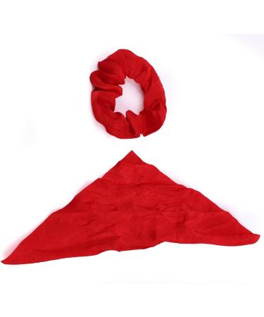 Mytoptrendz Bow Knot Scrunchie Silk Satin Ponytail Holders Girls Boho Ponytail Bun Hair Band Women Hair Ties (Red) - Buy Online on GoSupps.com