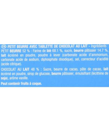 LU Petit Ecolier Biscuits Milk Chocolate 150 g - Pack of 7 - Buy Online on GoSupps.com