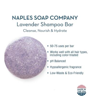 Naples Soap Company Cult Classics Collection Gift Set | Eco-Friendly Natural Soap Body Butter Sea Salt Scrub Shampoo & Conditioner Bars | Lavender | Cruelty-Free No Parabens or Silicones - Buy Online on GoSupps.com