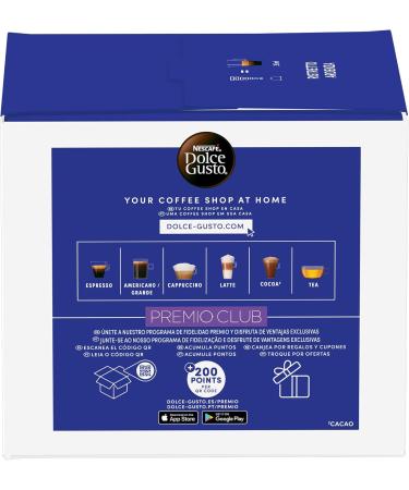  NESCAFE DOLCE GUSTO NESCAF Dolce Gusto Espresso Ristretto Ardenza 90 capsules arabica coffee intensity 11 (3 packs x 30) - Buy Online on GoSupps.com