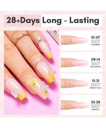 Makartt Poly Nail Gel 50ML Gel Builder for Nails Light Nude Pink Gel Nail Extension Nail Strengthener Hard Gel Color Gel Nail Art Design Multifunctional for Home DIY Salon -Peach - Buy Online on GoSupps.com