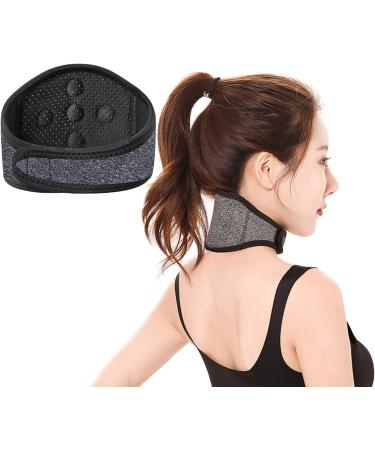 Self-Heating Neck Brace - Pain Relief for Neck Injury, Stiffness & Headaches - Grey - Buy Online on GoSupps.com