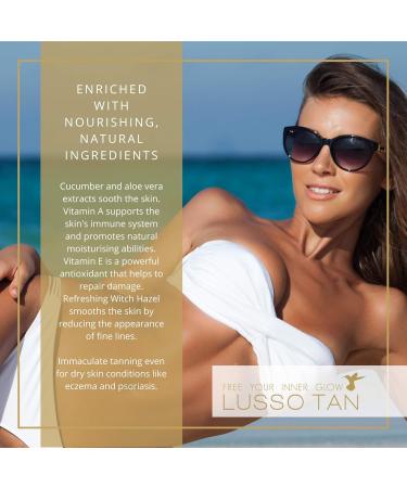 Lusso Rapid Self Tan Mousse for Face and Body Organic Vegan and Cruelty-Free False Tanning Body Mousse. Instant-drying. Streak-free Flawless Finish Fake Tan. Rapid Tanning Mousse - Buy Online on GoSupps.com