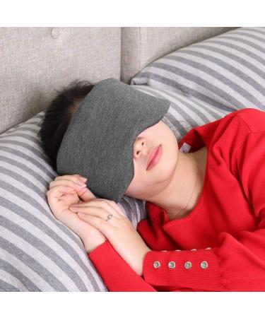 Cotton Sleep Eye Mask | Adjustable Strap | Soft & Comfortable | BeeVines | Men Women | Travel/Sleeping/Shift Work - Buy Online on GoSupps.com