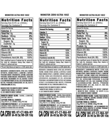 Monster Ultra Variety Pack (16 oz. cans 24 pk.) - Buy Online on GoSupps.com