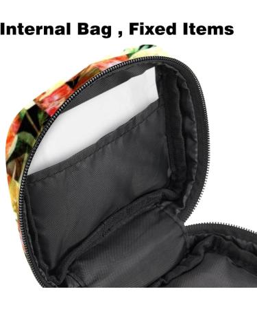 Colorful Menstrual Pad Bag with Zipper | Ladies' Tampon & Napkin Storage for Women & Girls - Buy Online on GoSupps.com