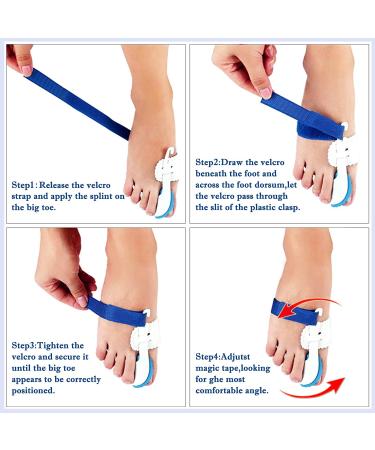 Bunion Splint & Corrector for Hallux Valgus - Adjustable Protection for Men and Women - Buy Online on GoSupps.com