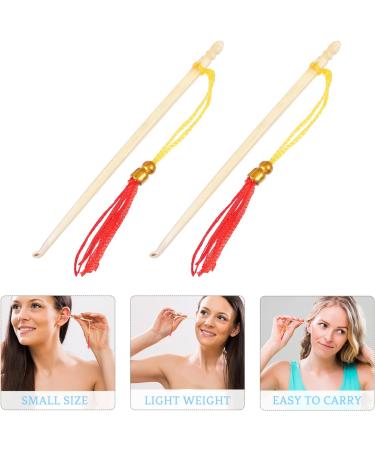 Healifty Earwax Removal Kit - 5 Sets Spoon & Curette Tools for Adults, Yellow Wax Cleaner Set for Comfortable Ear Cleaning - Digger & Picker Tools - Yellowx5pcs - Buy Online on GoSupps.com