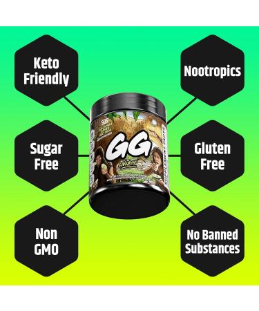 Buy GG Energy Guacamole Gamer Fart 9000 - 100 Servings | Keto-Friendly Sugar-Free Energy Powder | Gamer Supps - Buy Online on GoSupps.com