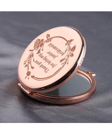 BAUNA Junior Bridesmaid Compact Makeup Mirror - Bridal Shower Thank You Gift for Sisters - Buy Online on GoSupps.com