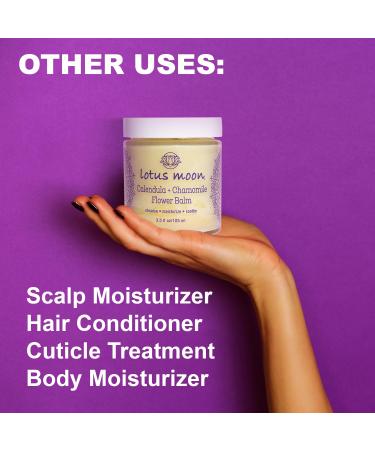 Lotus Moon Calendula + Chamomile Flower Balm | Oil-Based Makeup Remover & Facial Cleansing Balm | Plant-Based Cruelty-Free Skincare (3.5 oz - Buy Online on GoSupps.com