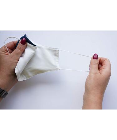 3-Pack Breathable Nano Fabric Masks - Reusable & Washable Oral Protection with Nose Bracket & Rubber Band (Small White) - International Shipping - Buy Online on GoSupps.com