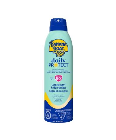 Banana Boat Daily Protect Lightweight Sunscreen Spray for Every Day Use Spf 50+ 226 gram